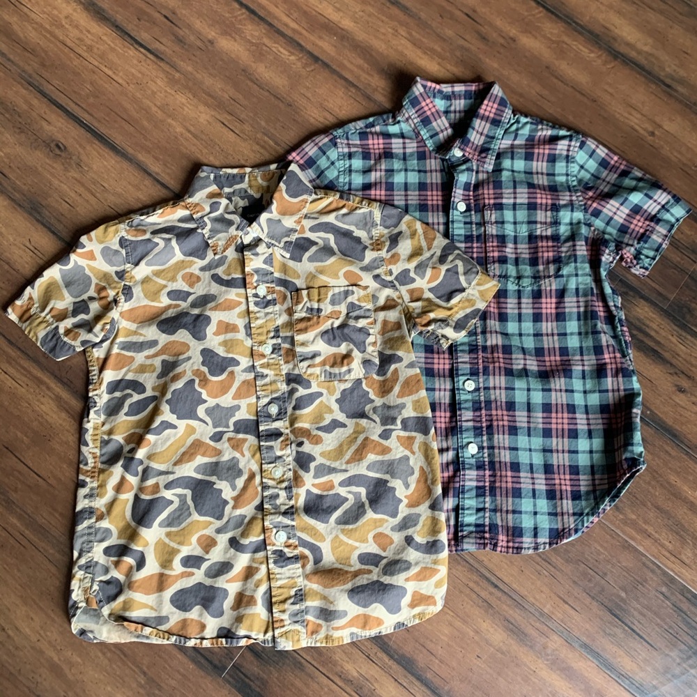 Gap Kids Boys button SS button down